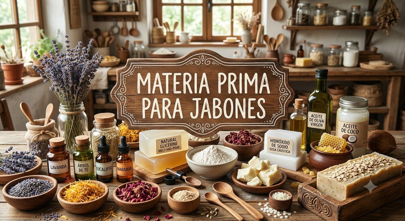 MATERIA PRIMA PARA JABON