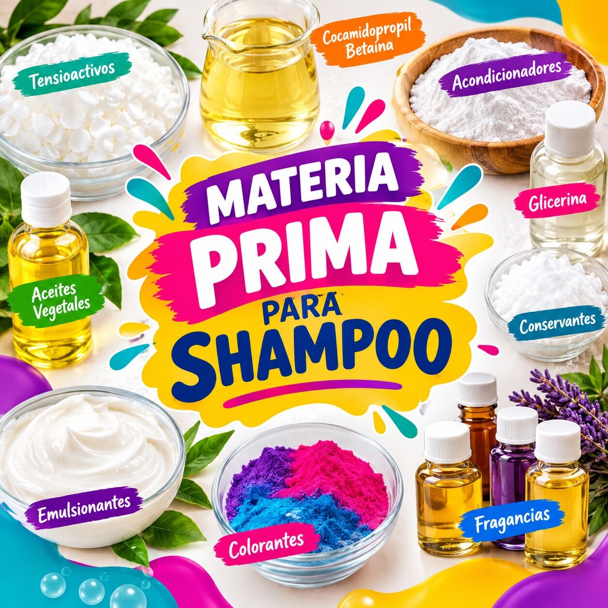MATERIA PRIMA PARA SHAMPOO
