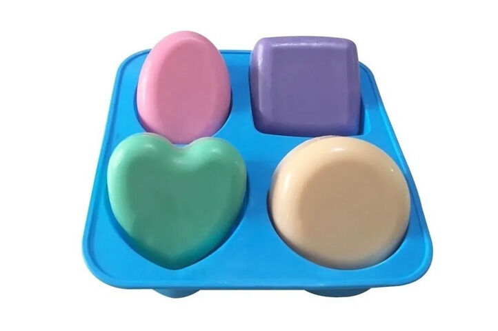 🧼✨ Molde de Silicona para Jabón x 4 – Cód. 581 ✨🧼