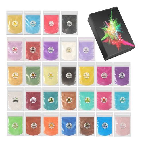 ✨🕯️ Mica en Polvo para Velas – Caja x 30 Sobres ✨🕯️