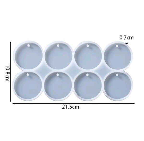⭕ Molde Circular para Placas Aromáticas – Cod. 630 ✨