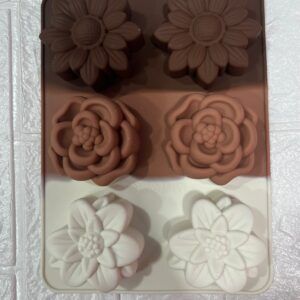 🌸 Molde Flor x 6 – Cod. 672 🌺