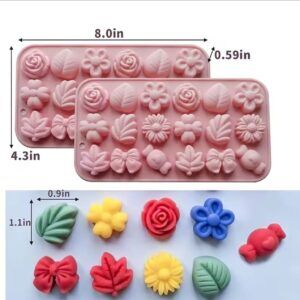 🌸🍃 Molde Flor y Hojas – Cod. 678 🌿✨