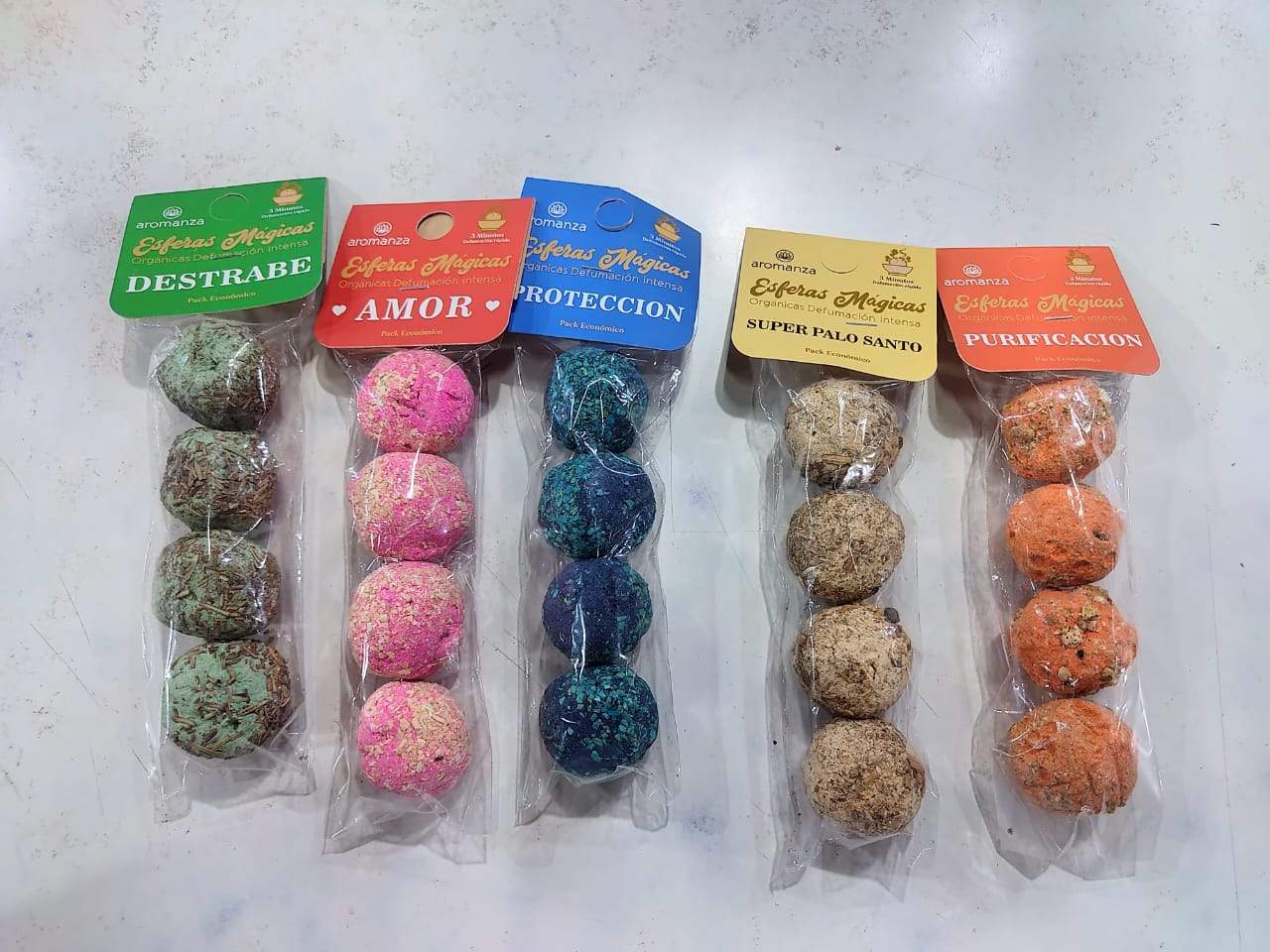 🔥✨ Esferas de Defumación Bombay x 4 ✨🔥