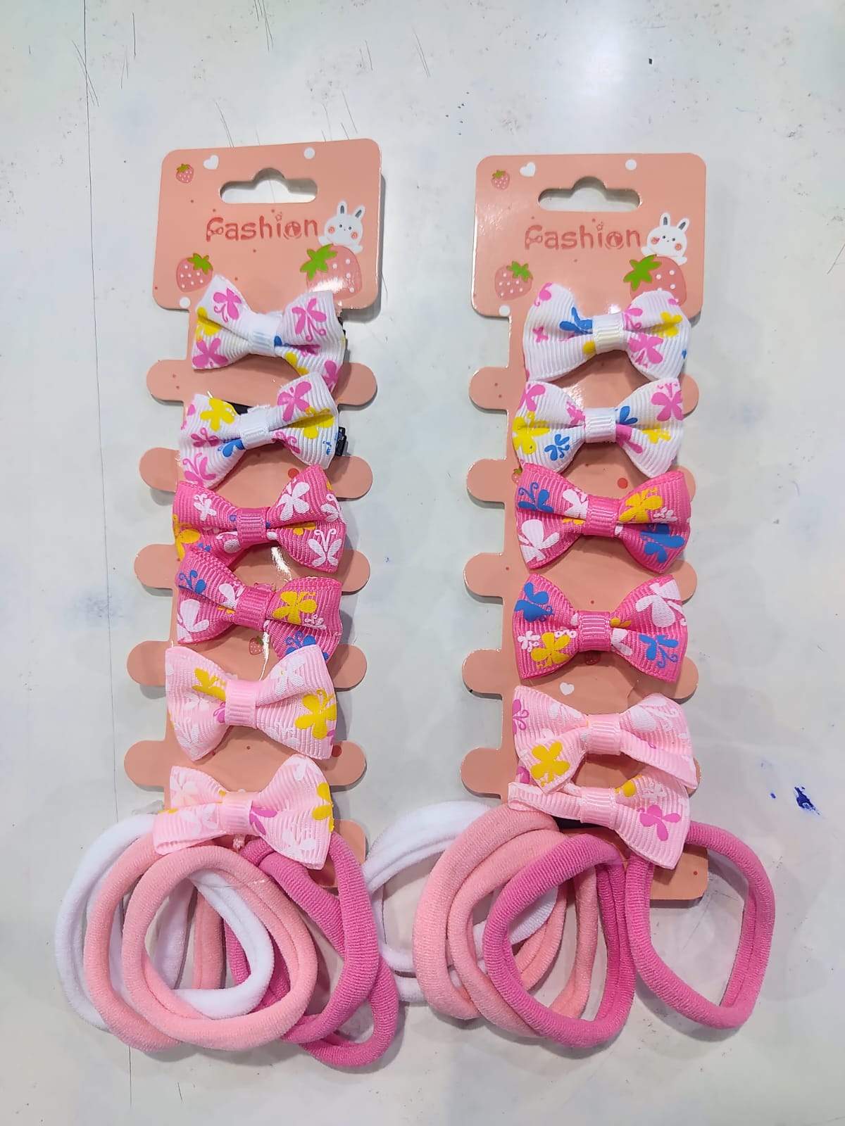 🎀✨ TRABAS PICO CON MOÑO Y COLETEROS TIPO SET 💎✨