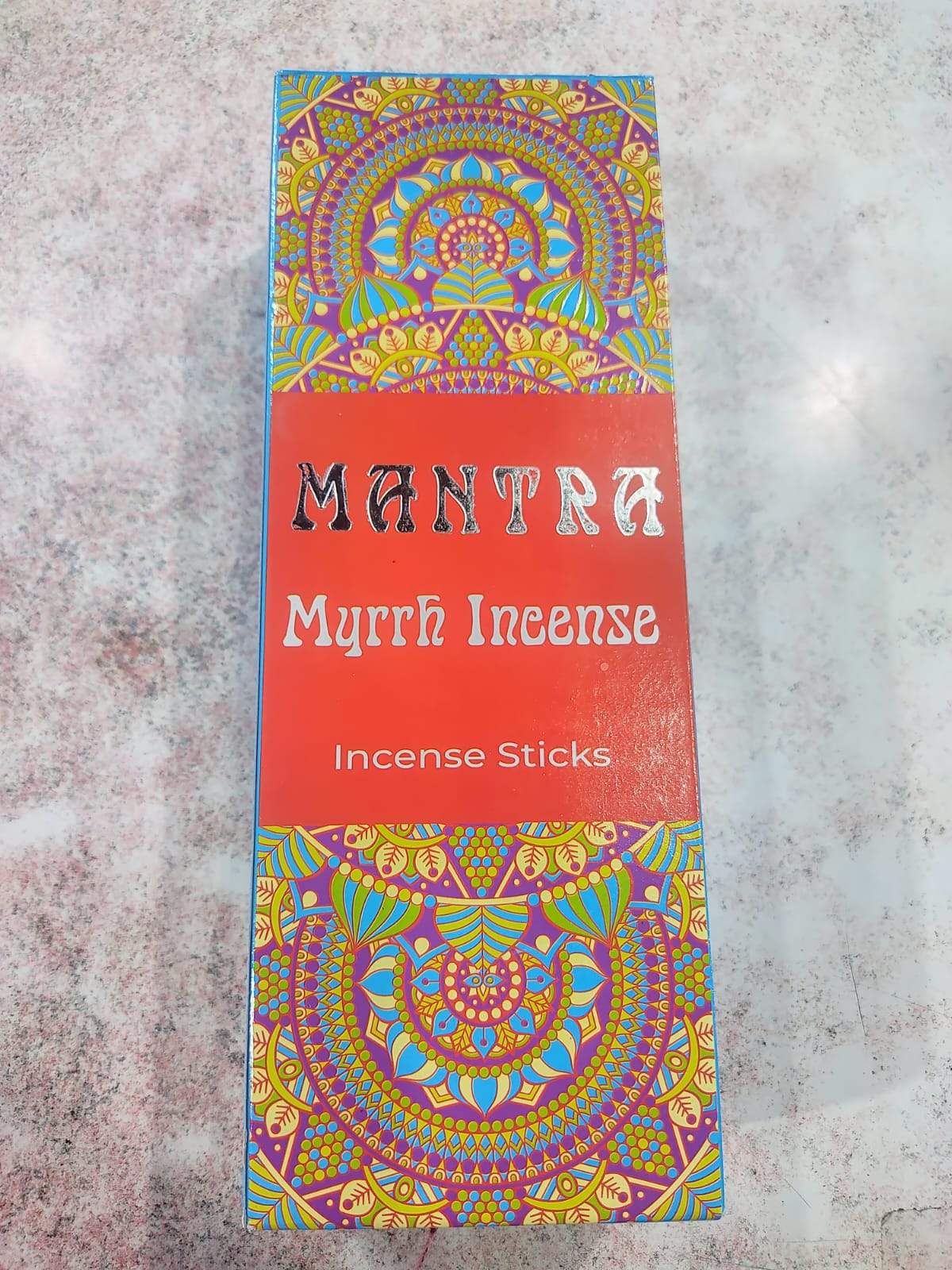 Sahumerios Mantra – Caja x6 Tubos Hexagonales 🕉️✨