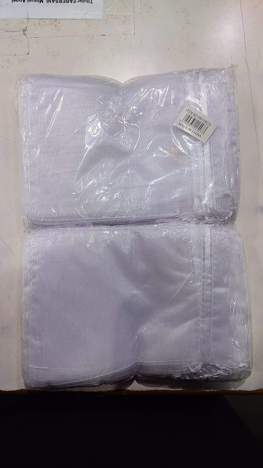 🤍 Bolsa de Organza Blanca 11x16 cm 🤍