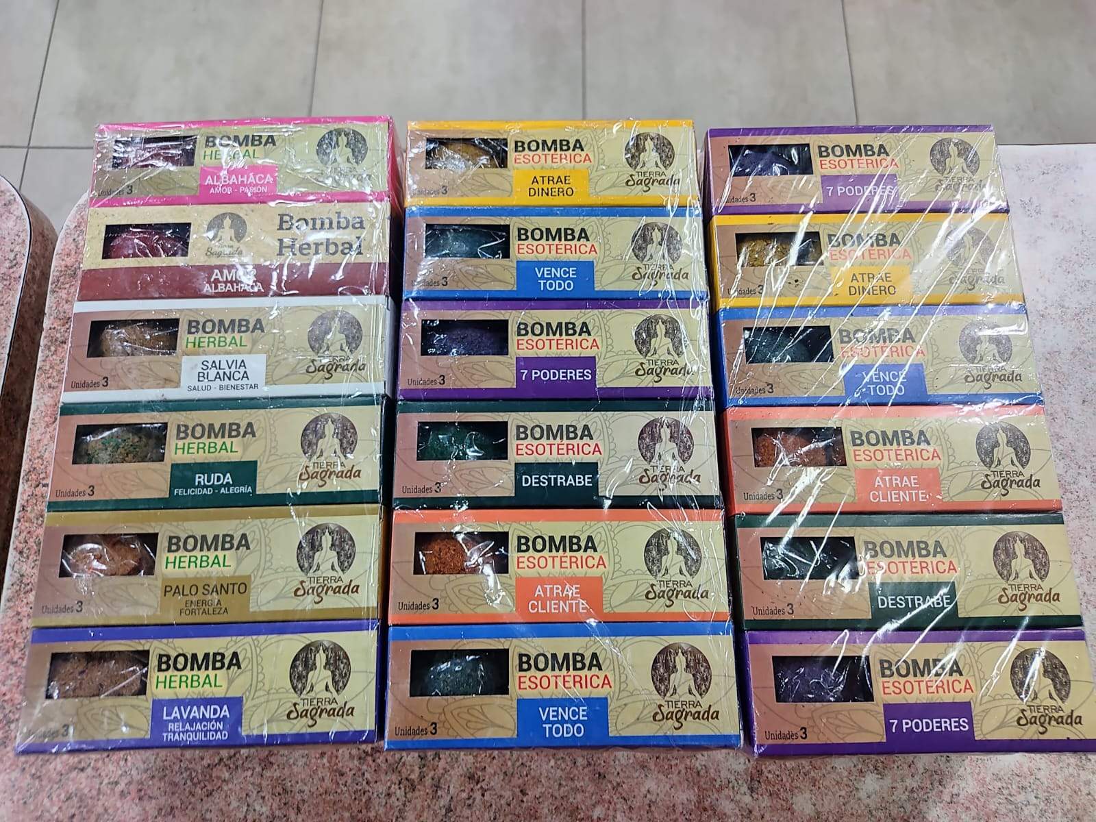 🌟 Esferas Tierra Sagrada (Caja x3 unidades) 🌟