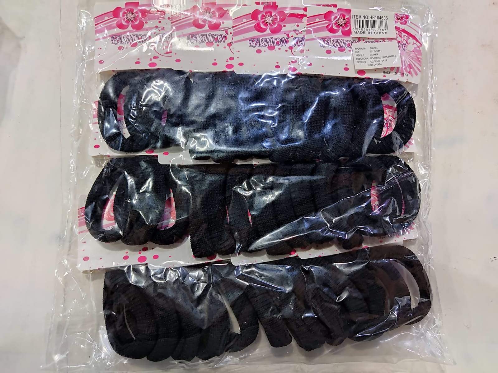 🖤 Coleros Negros Grandes – Paquete 🖤