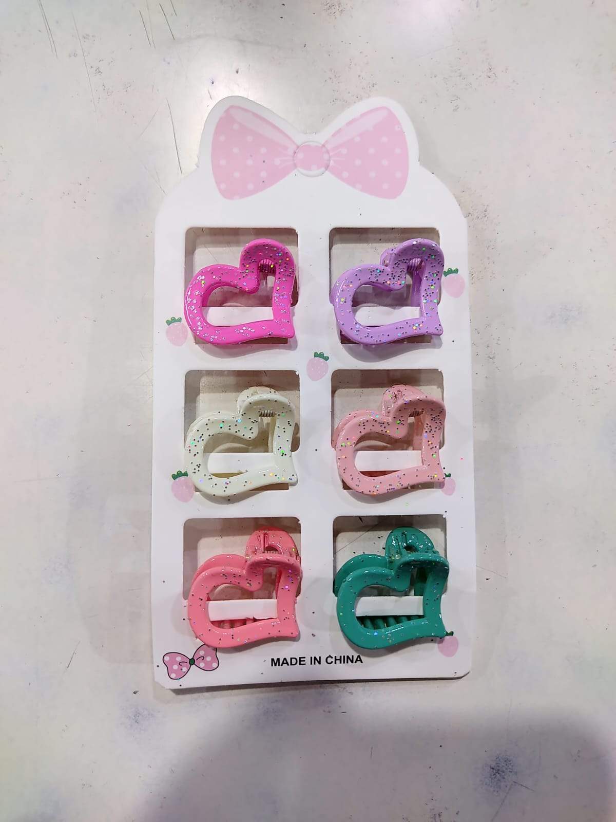 ❤️✨ Trabas con Forma de Corazón – Blíster x 6 ✨❤️