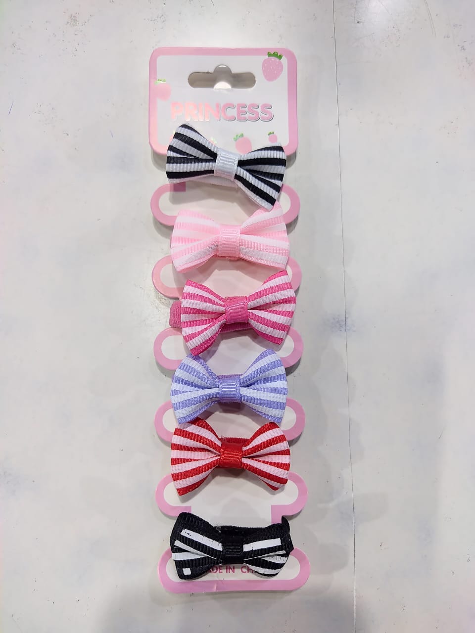 Blister de coleritos con formas de moño (Pack x6 unidades) 🎀✨
