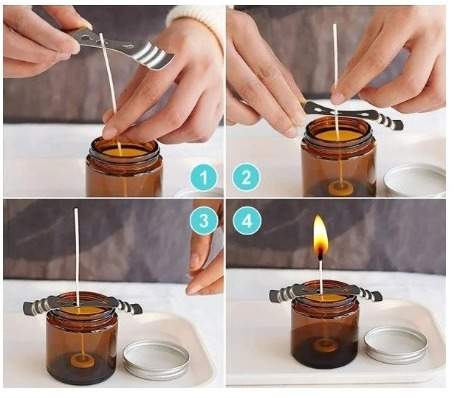 Porta Pabilo de Metal