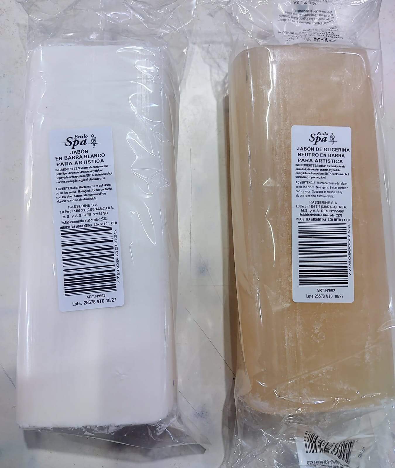 🧼 Jabón de Glicerina Estilo Spa