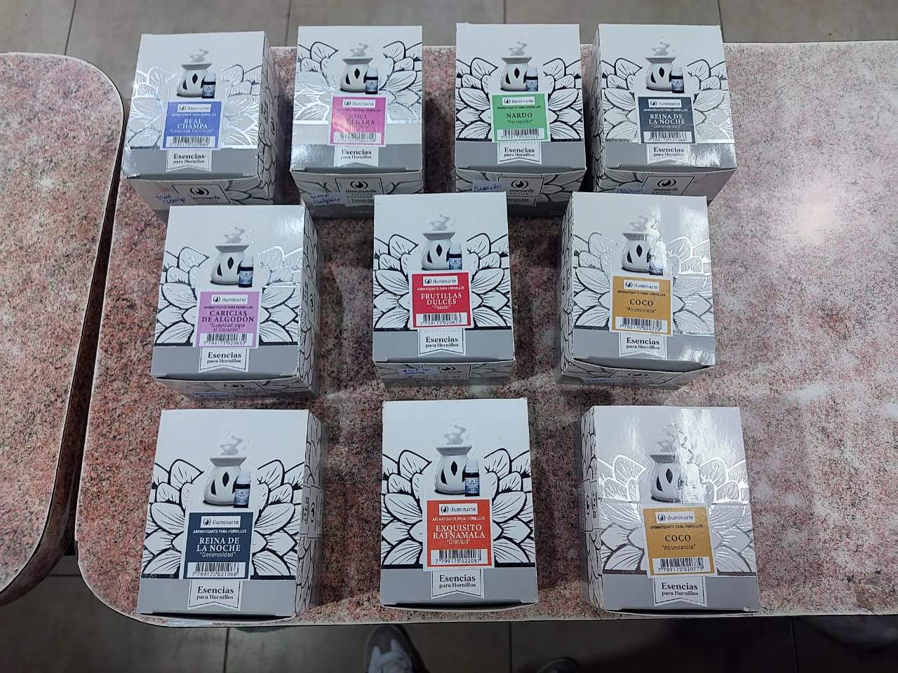 ✨ Esencias – Por 10 Cajas Cerradas x12 Frascos ✨