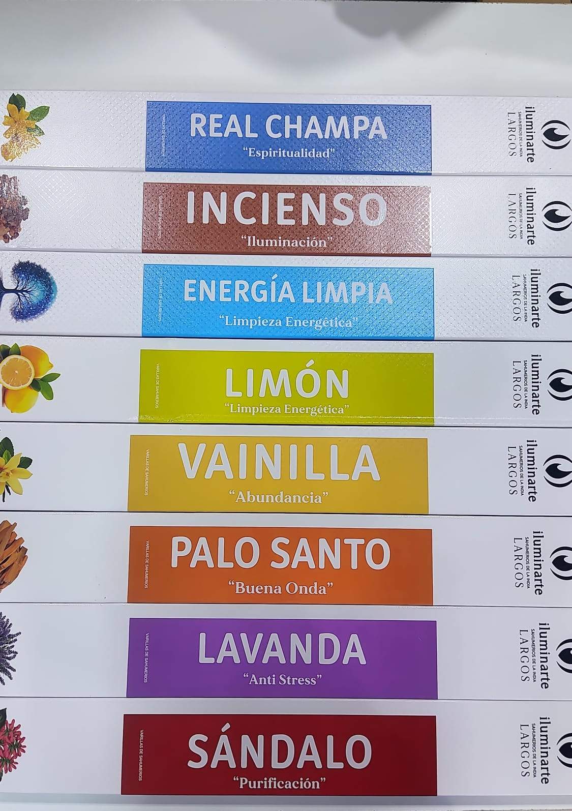 ✨🔥 Sahumerios Iluminarte 40 cm – 10 Varillas Extra Largas 💨🌿