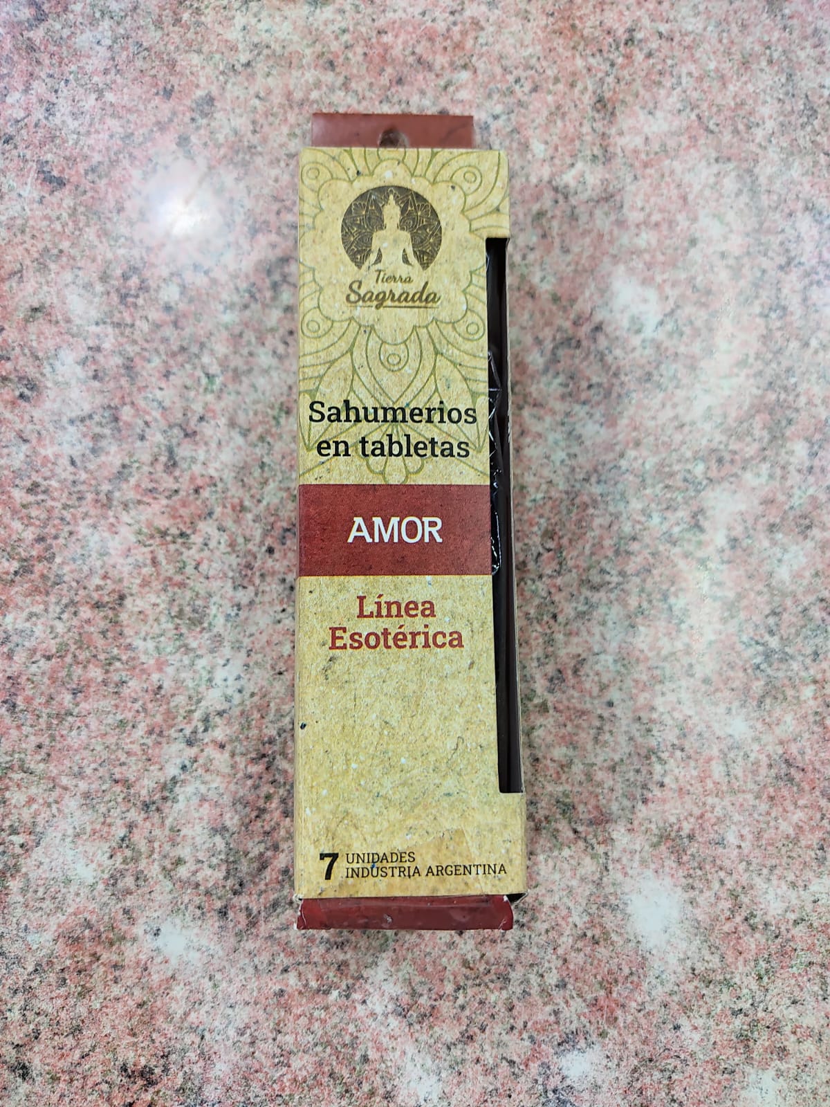 🌿 Sahumerios en Tableta – Tierra Sagrada (Pack x7 tabletas) 🌿